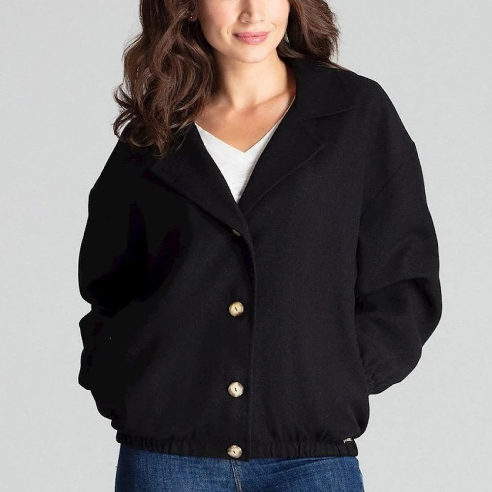 Short Jacket with Dropped Sleeves