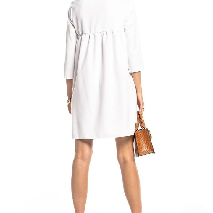 Tessita Pleated Back Day Dress with Pockets