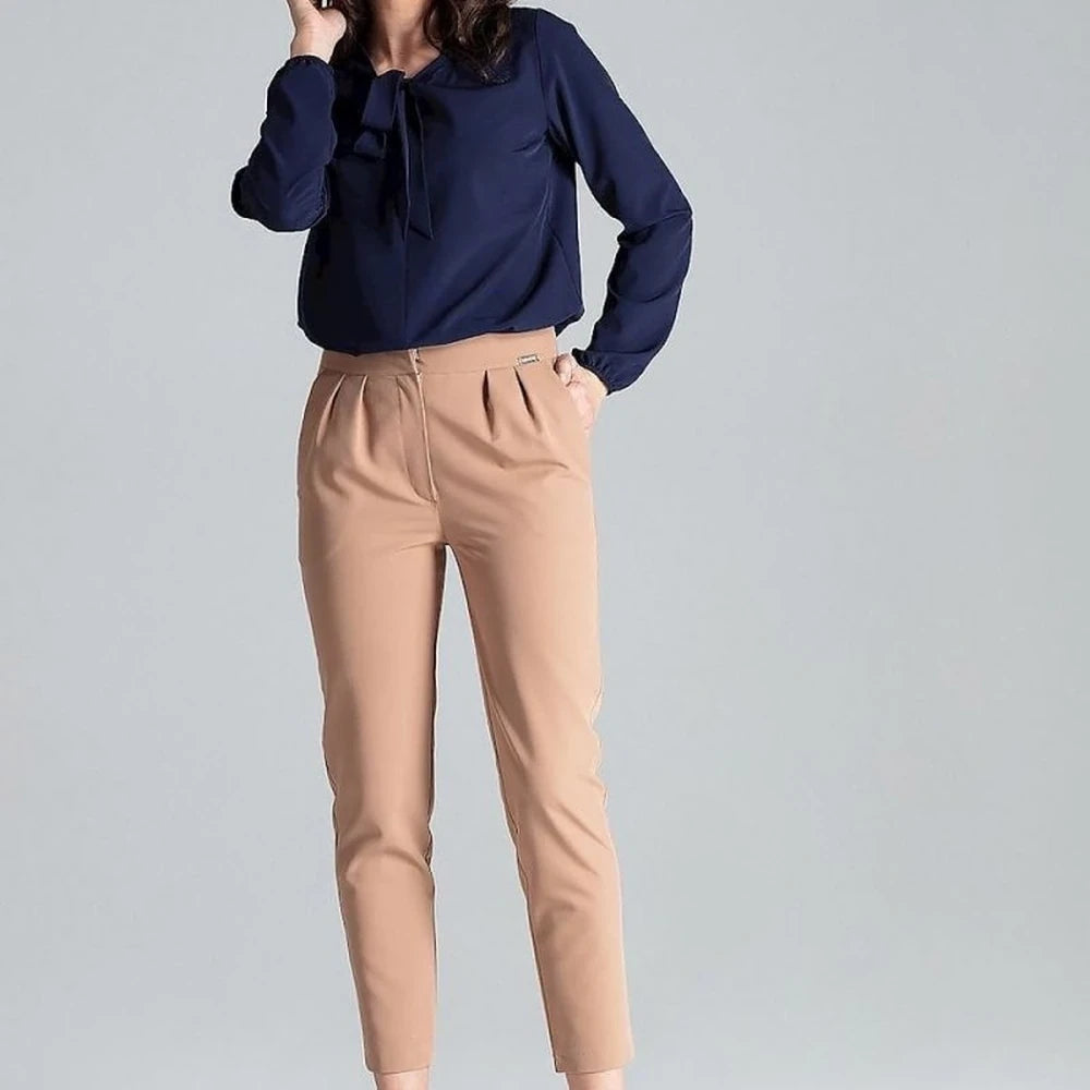 Women's Day Dress with Striped Contour