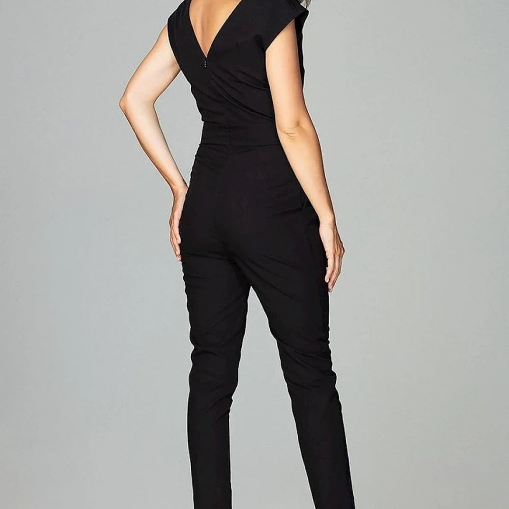 Women's Red Elegant Jumpsuit