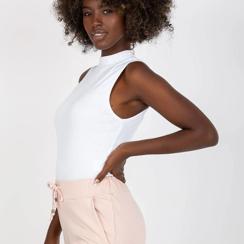 Green Ribbed Knit Zip-Up Cropped Top