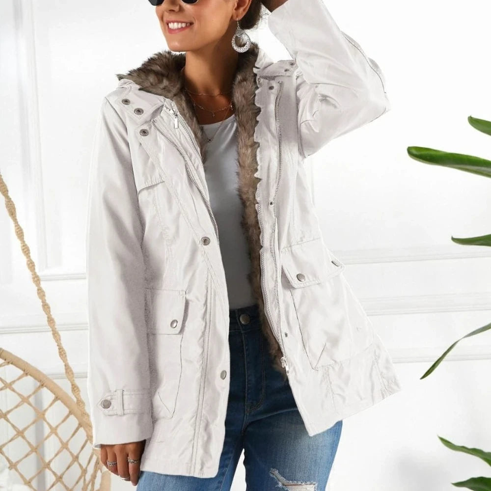 Hooded Jacket with Detachable Liner