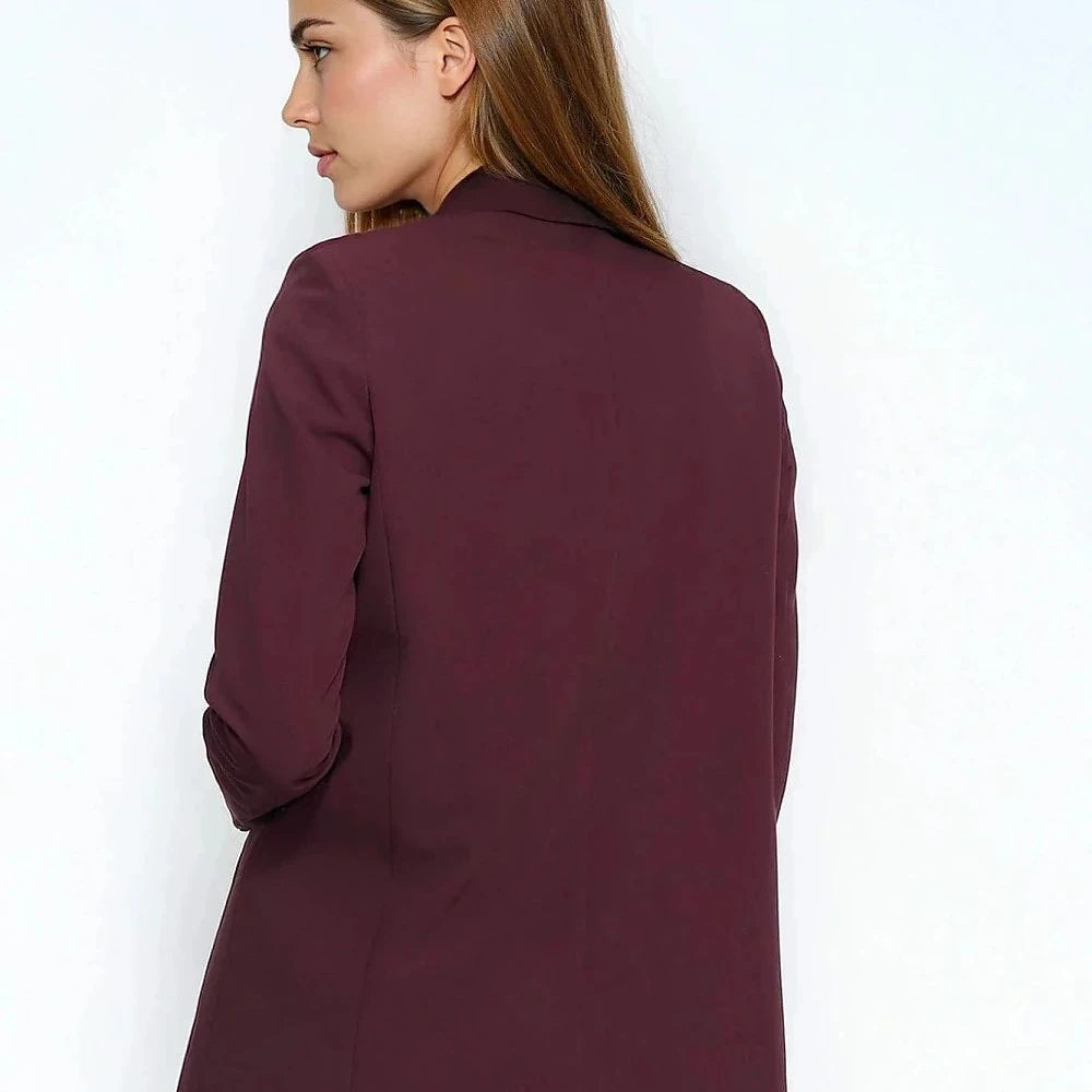 Elegant Lined Blazer Jacket