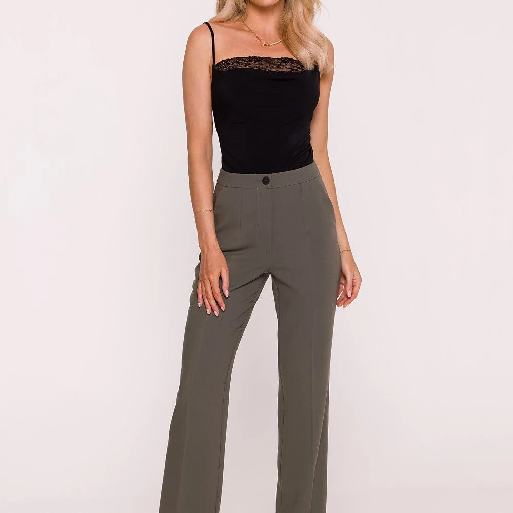 Women's Trousers with Viscose Blend