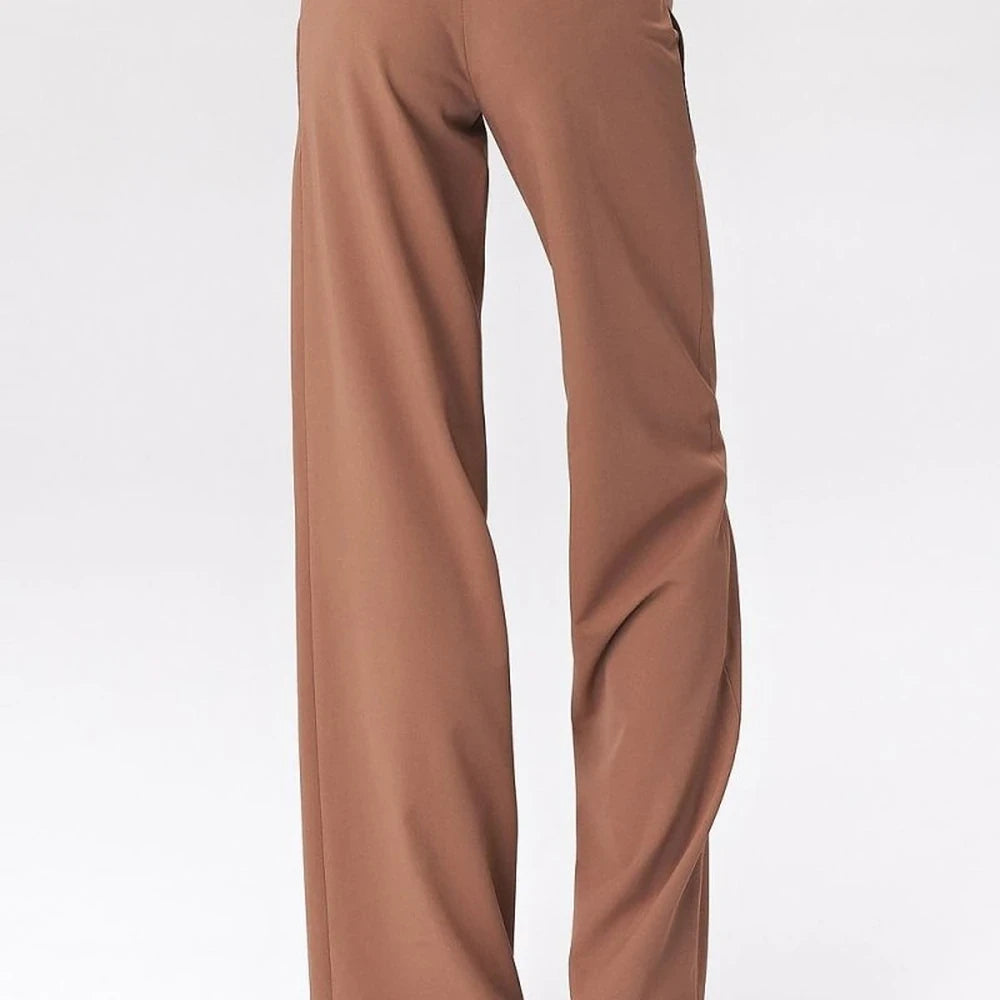 Palazzo Cut Trousers with Decorative Studs
