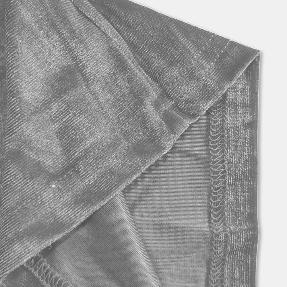 High Waist Polyester Spandex Pants - Deep Teal