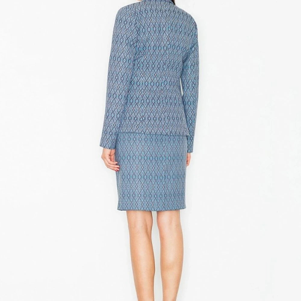 Elegant Patterned Pencil Skirt