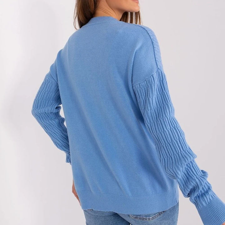 Women's Variegated Knit Sweater