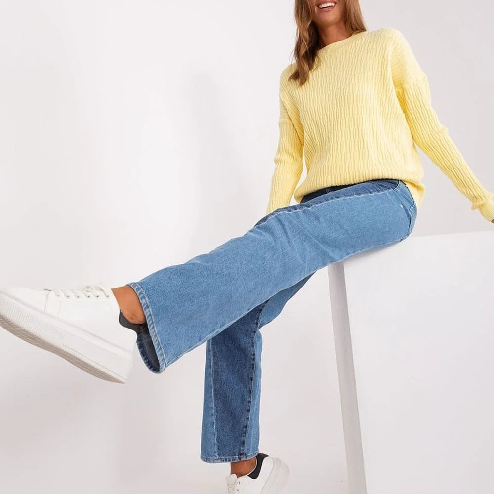 Women's Variegated Knit Sweater