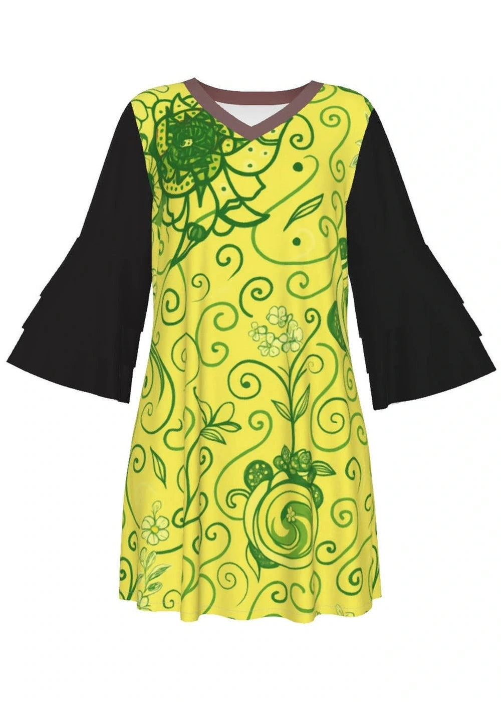 Stacked Ruffle Sleeve Top