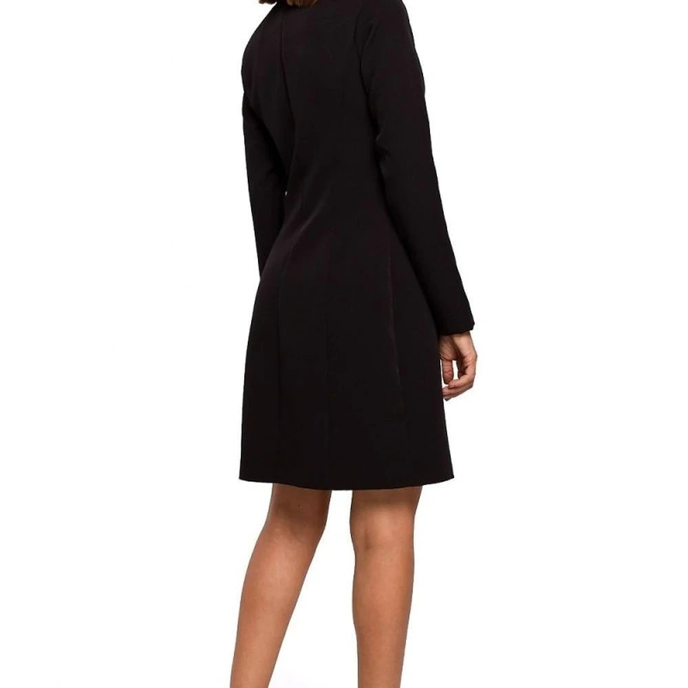 Jacket Cut Dress with Button Detail