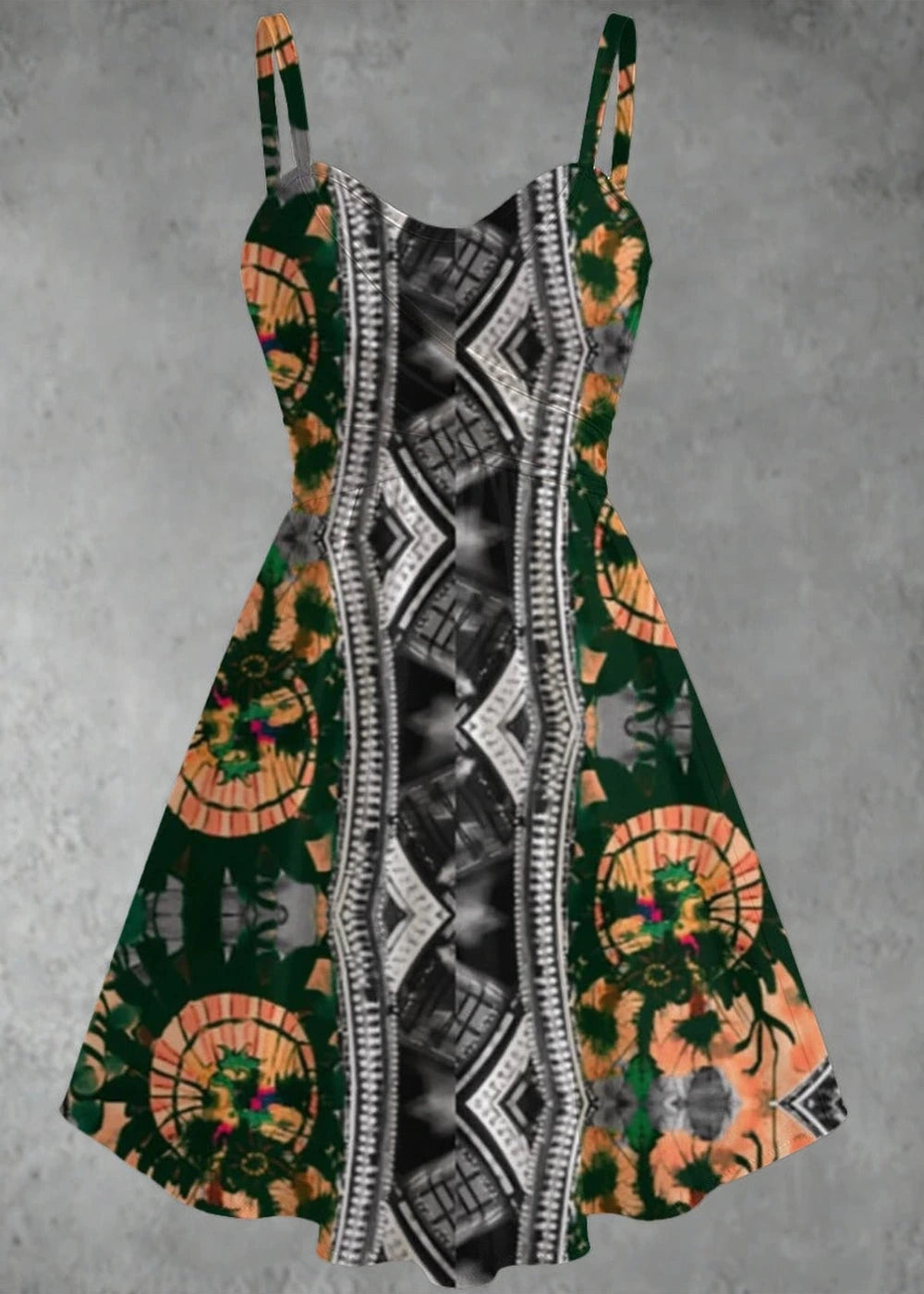 All-over Women's Spaghetti Strap Dress