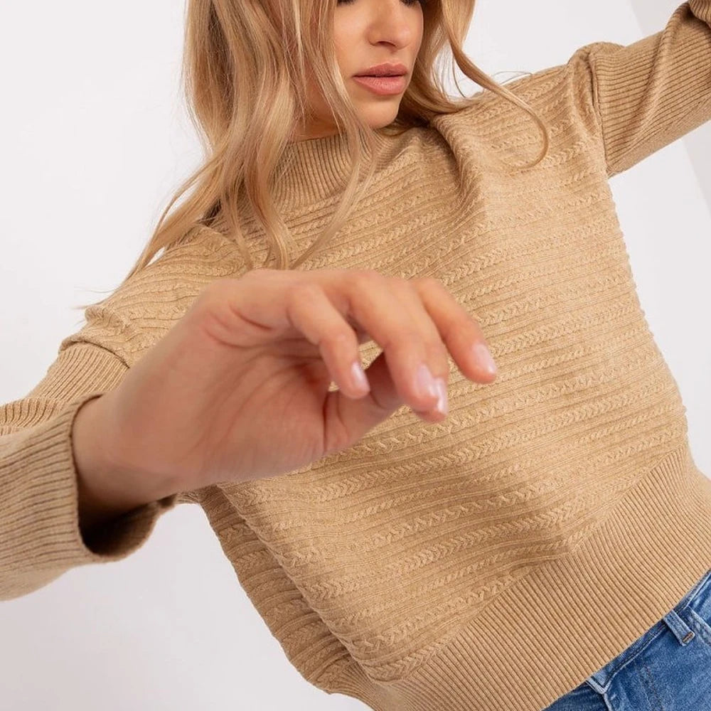 Women's Long Sleeve Turtleneck Sweater