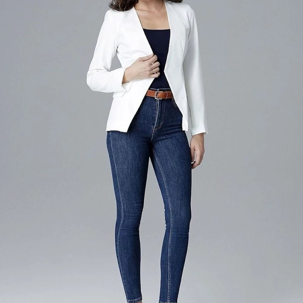 Slim Fit Lined Blazer Jacket