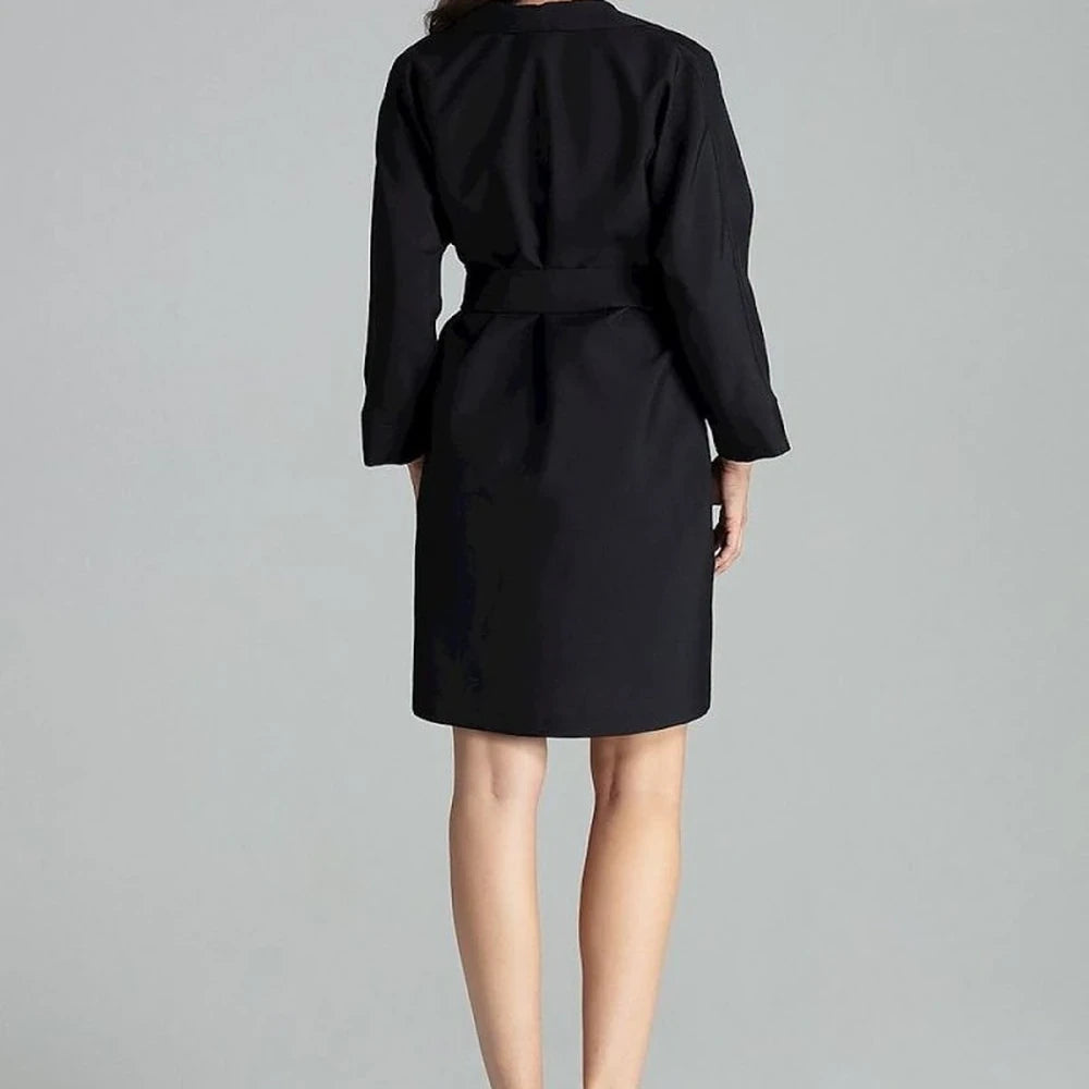 Polyester Lapel Dress-Jacket