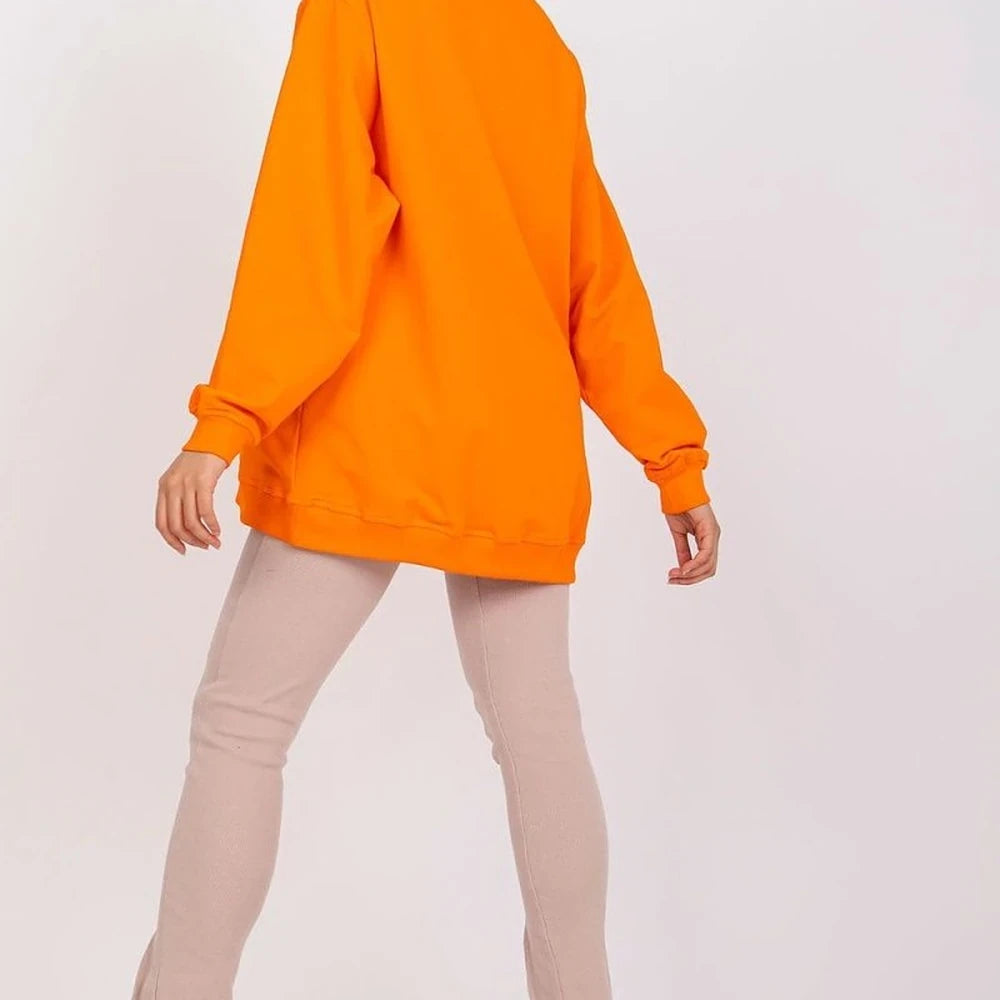 Women's Long Sleeve Stand Collar Sweatshirt
