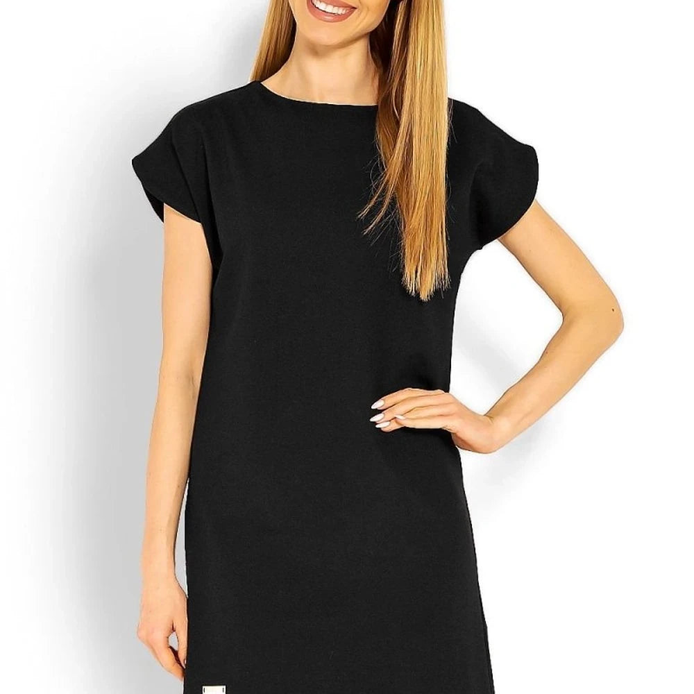 Asymmetrical Cotton Blend Day Dress