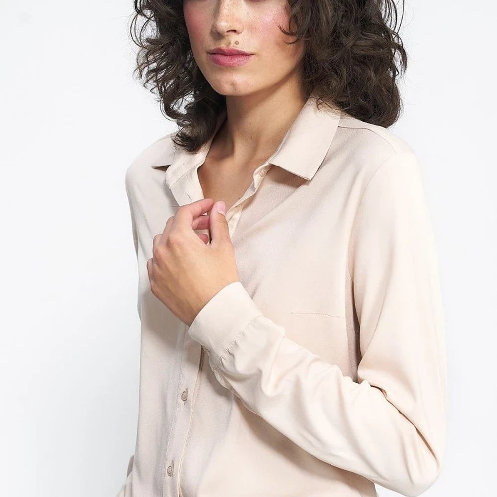Long Sleeve Viscose Shirt
