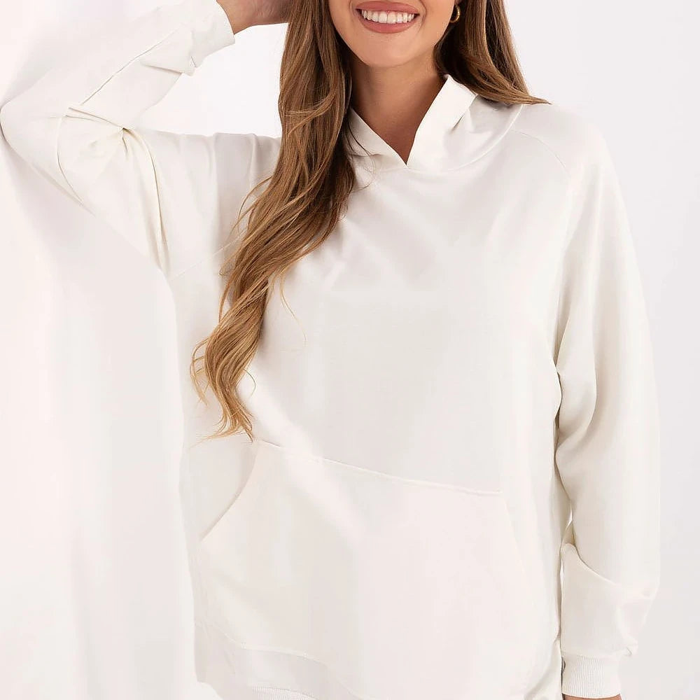 Oversized Cotton Sweatshirt with Hood
