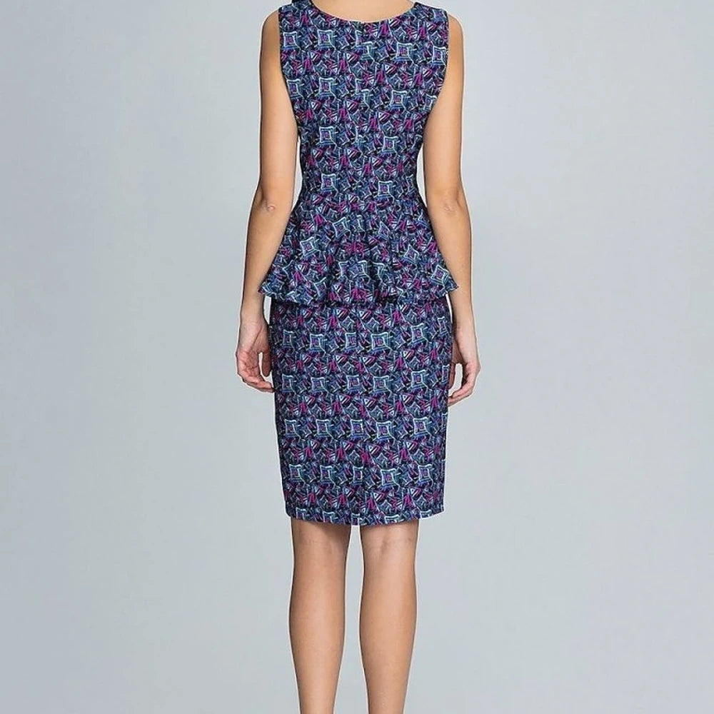 Elegant Skirt and Frilled Blouse Set
