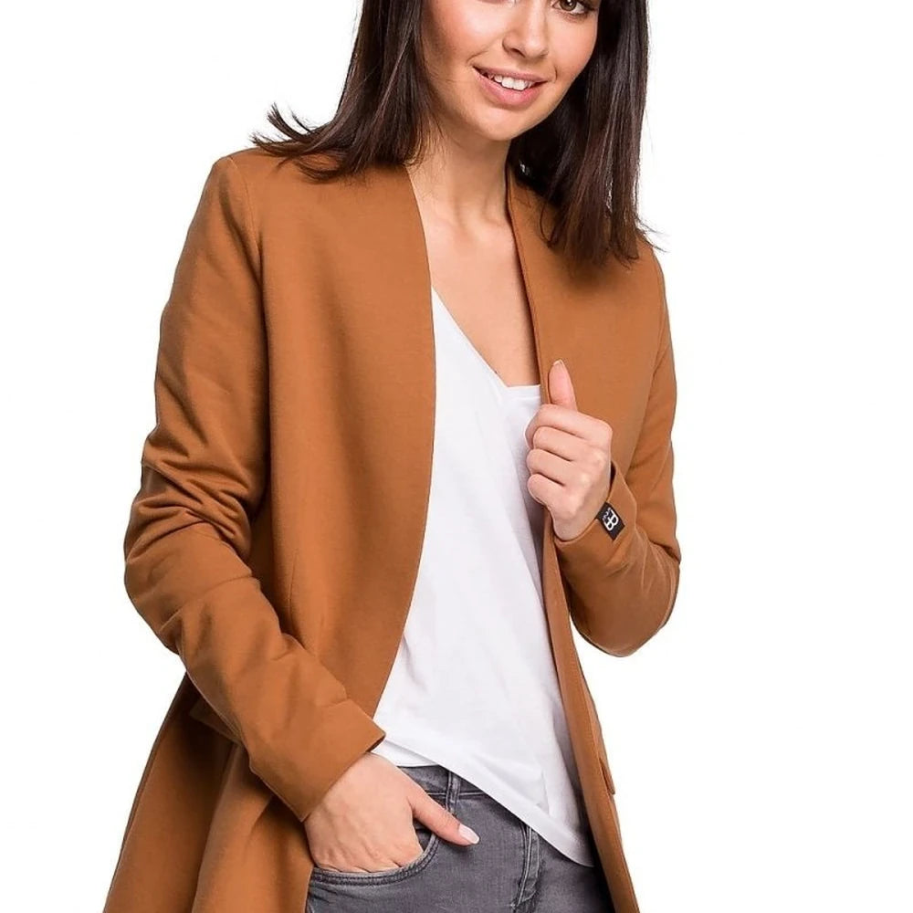 Cotton Knit Jacket with Pockets