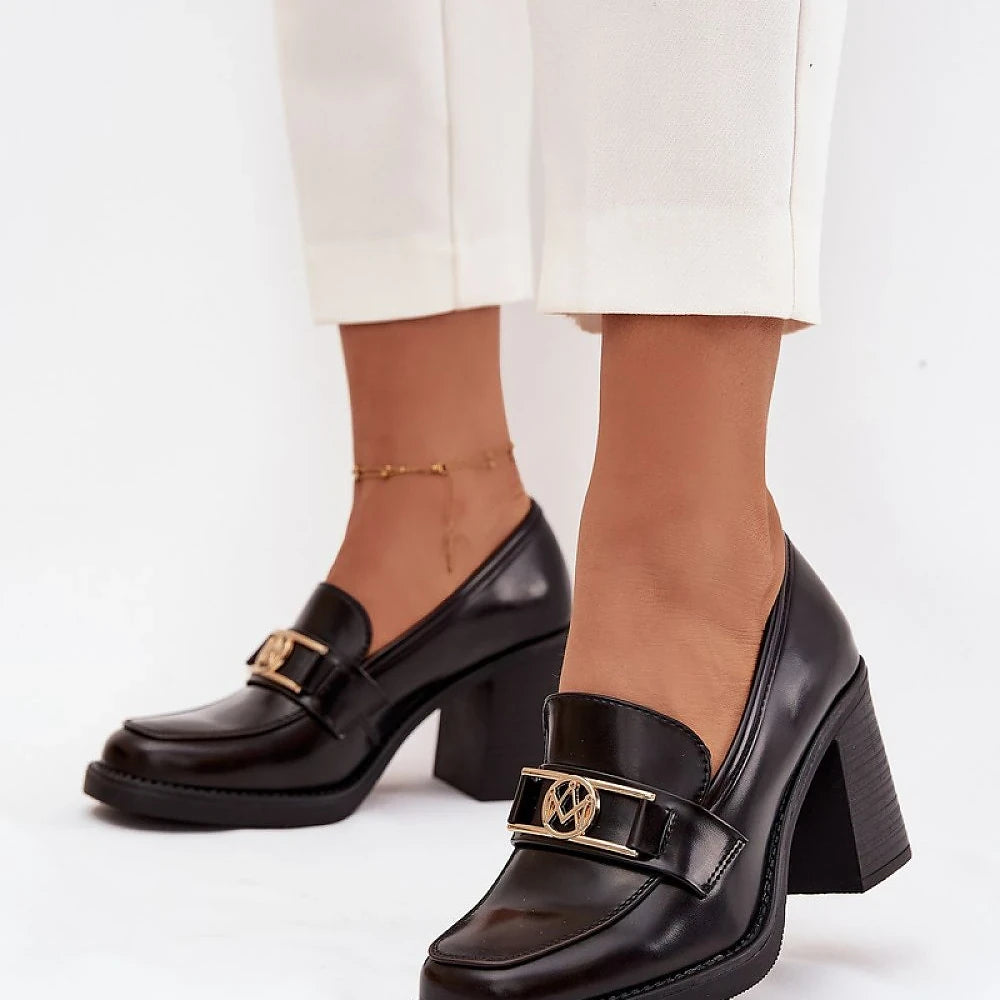 Heeled low shoes Step in style