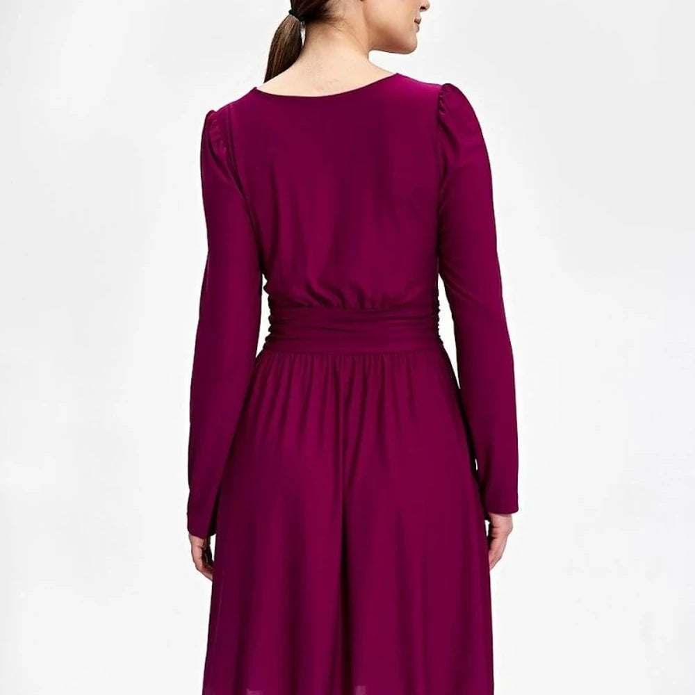 Flared Stretch Daydress with Sweetheart Neckline