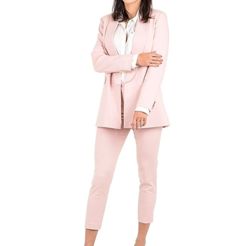 Extended Cotton Blend Jacket with Pockets
