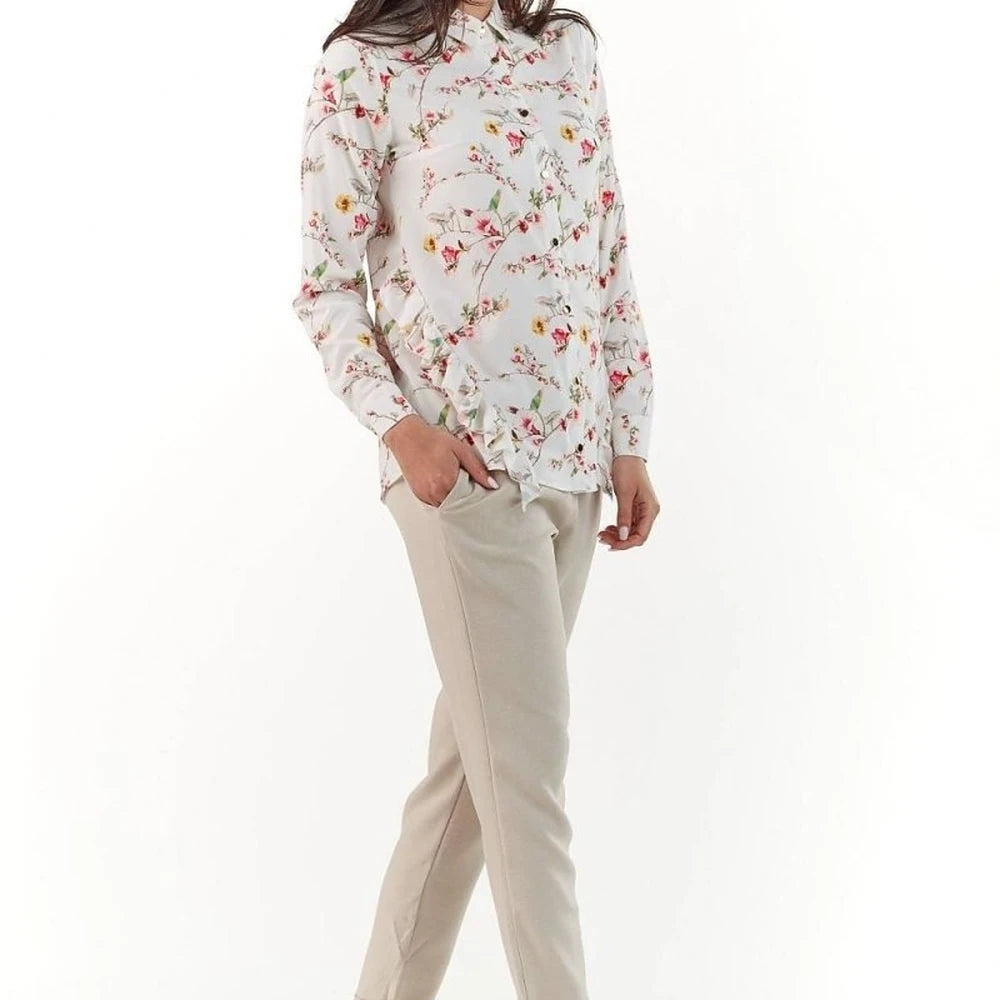 Women's Long Sleeve Collared Shirt