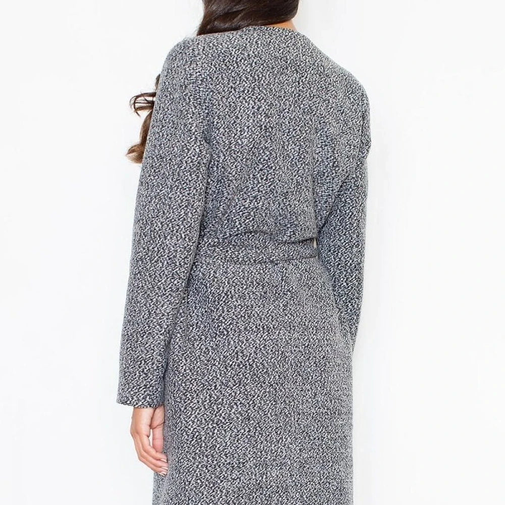 Oversize Fleece Coat with Belt & Pockets