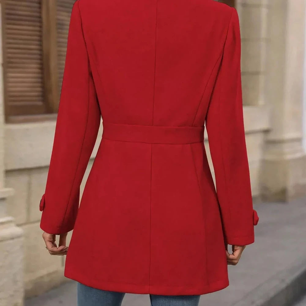 Button Up Long Sleeve Outerwear Jacket