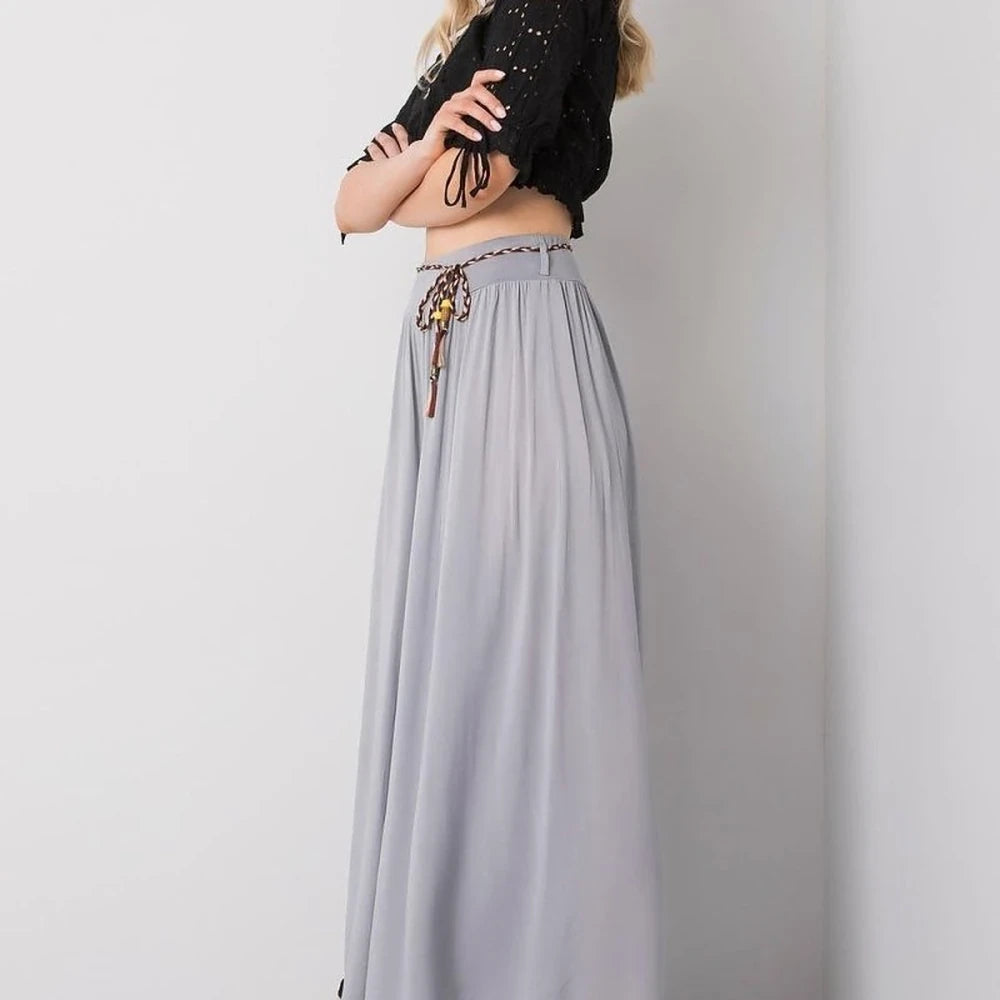 High-Waisted Wide-Leg Trousers