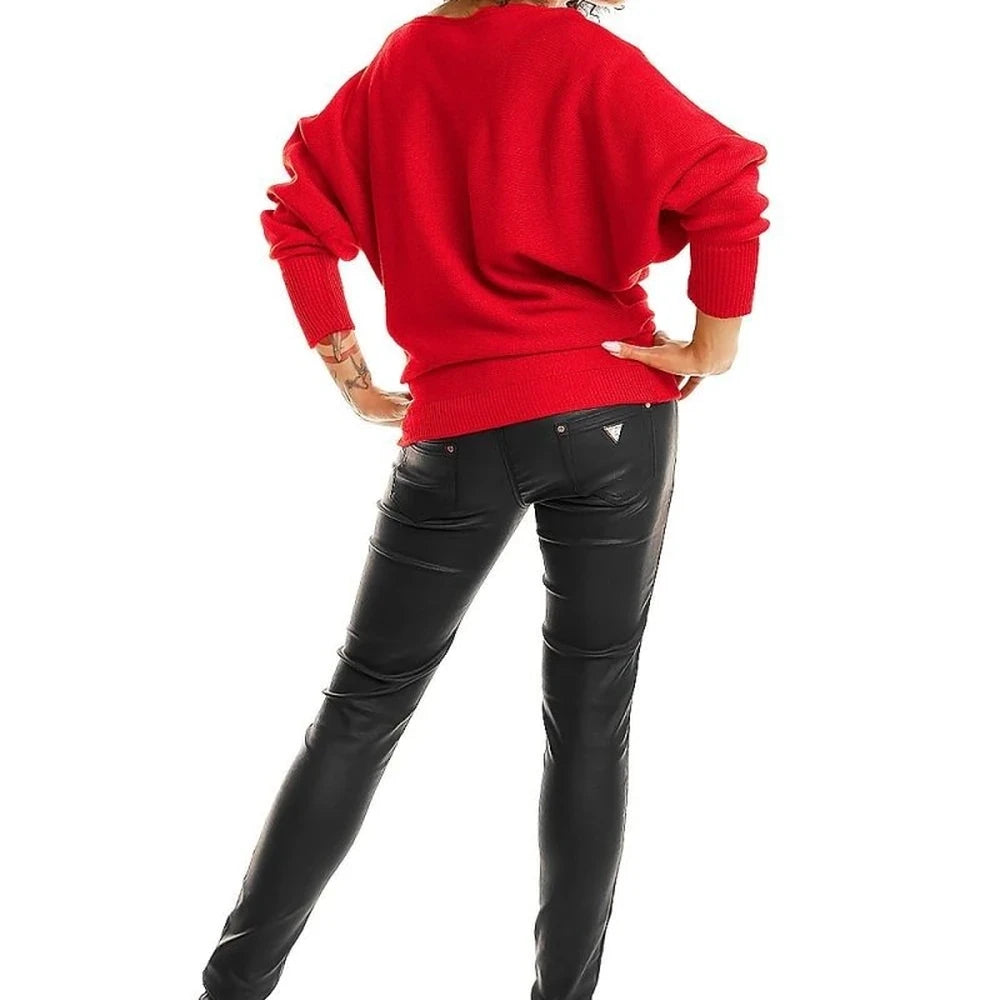 Oversize Pregnancy Sweater with Boat Neck