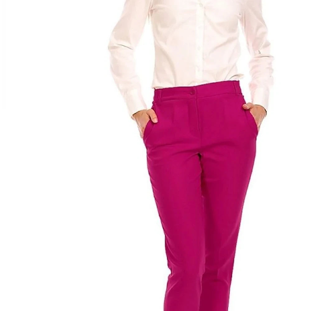Women's 7/8 Trousers with High Waist