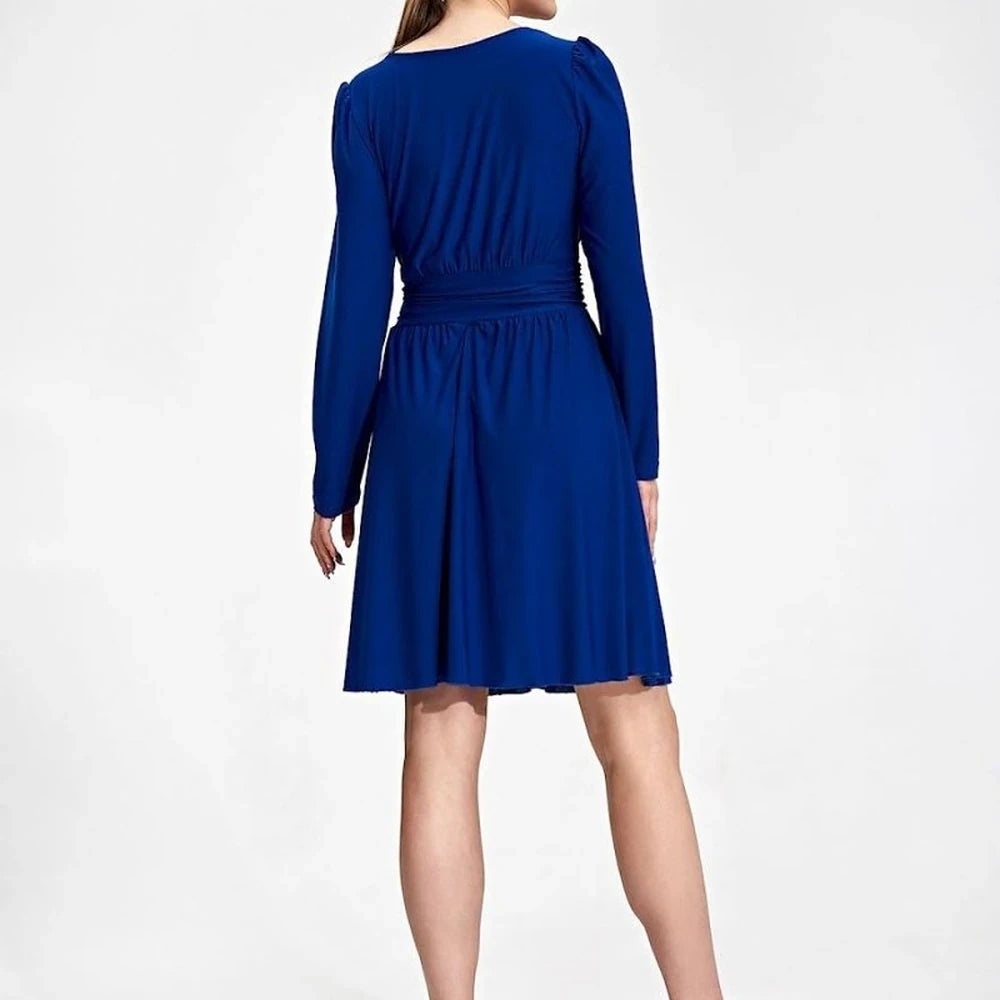 Flared Stretch Daydress with Sweetheart Neckline