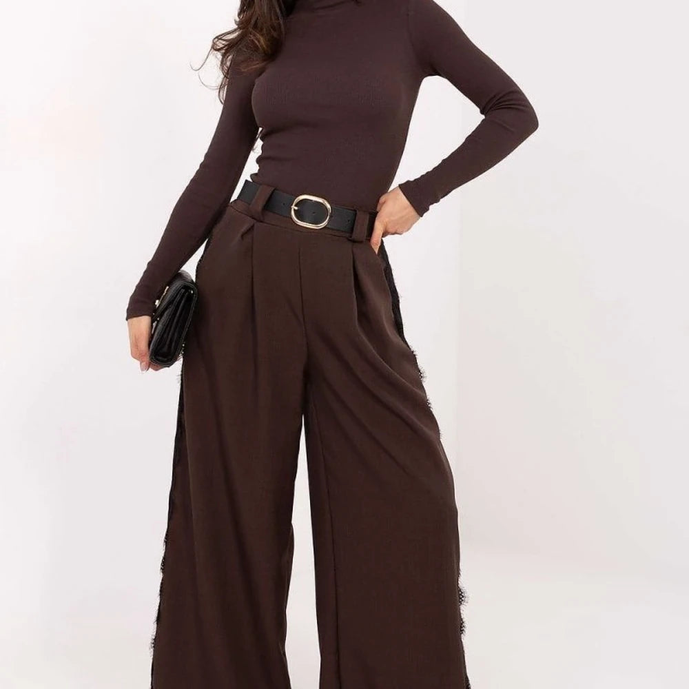 Cotton Spandex Turtleneck Sweater