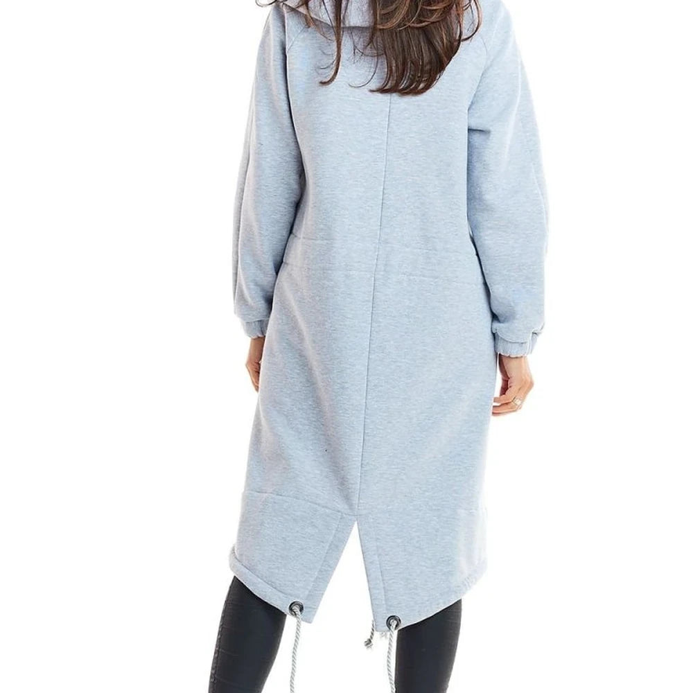 Warm Parka with Drawstring Waist
