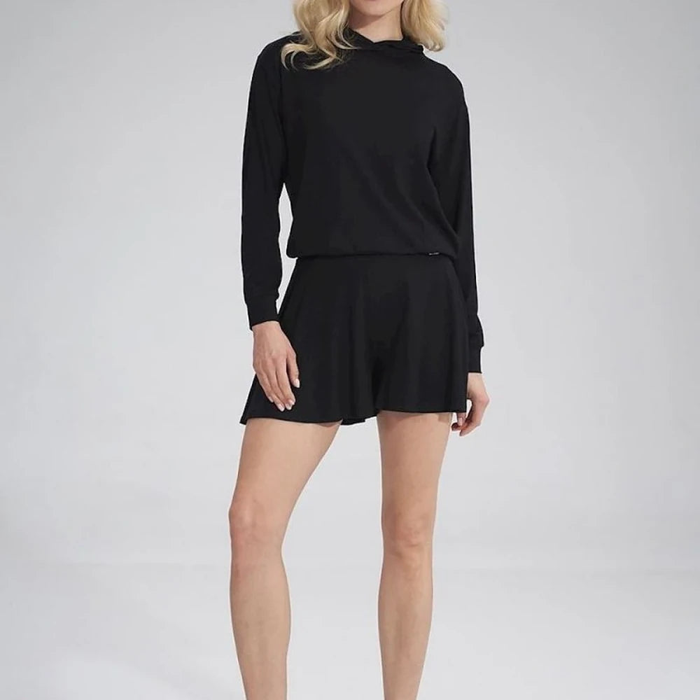 High-Waisted Wide Leg Shorts