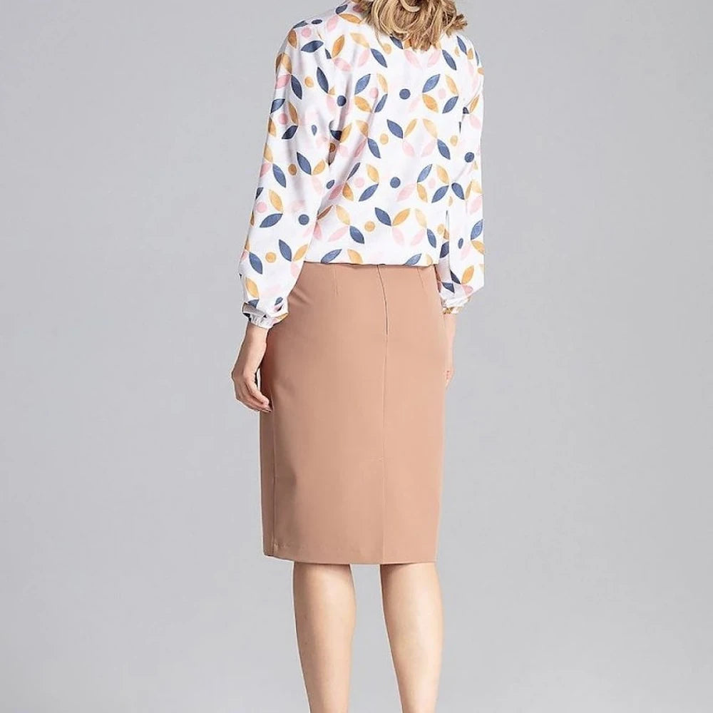 Classic Knee-Length Pencil Skirt
