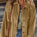 Polyester blend long sleeve jacket