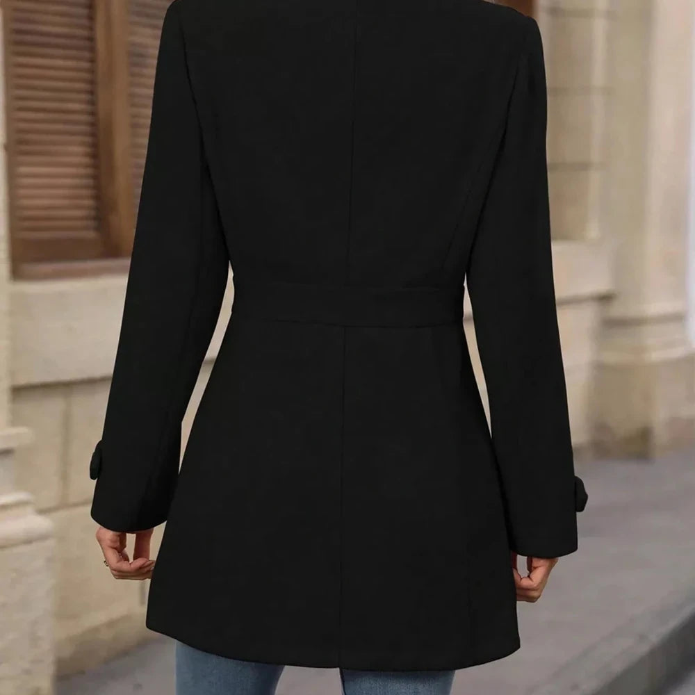 Button Up Long Sleeve Outerwear Jacket
