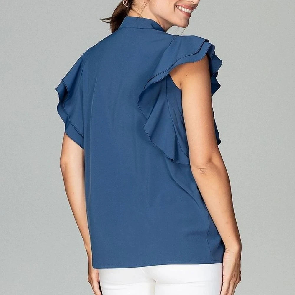 Classic Shirt with Frill Sleeves