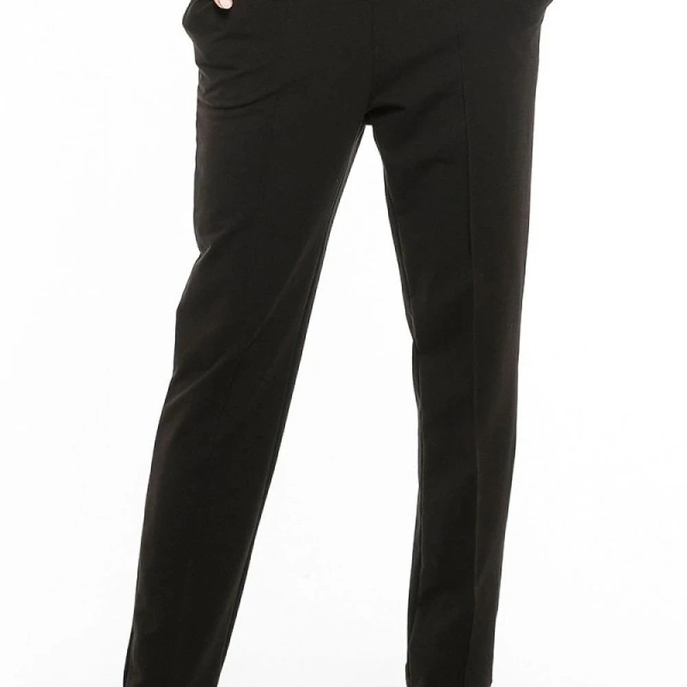 Cotton Knit Trousers with Pockets