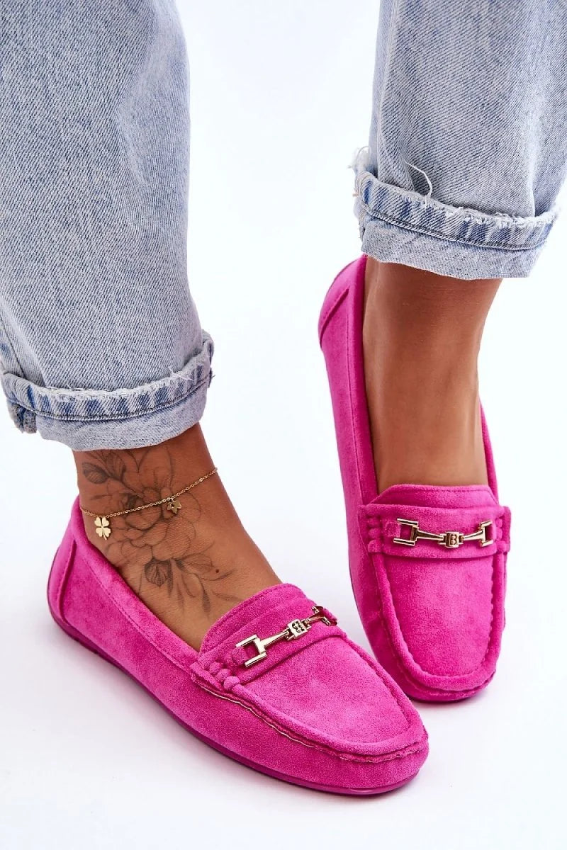 Women's Eco-Suede Moccasins with Decorative Detail