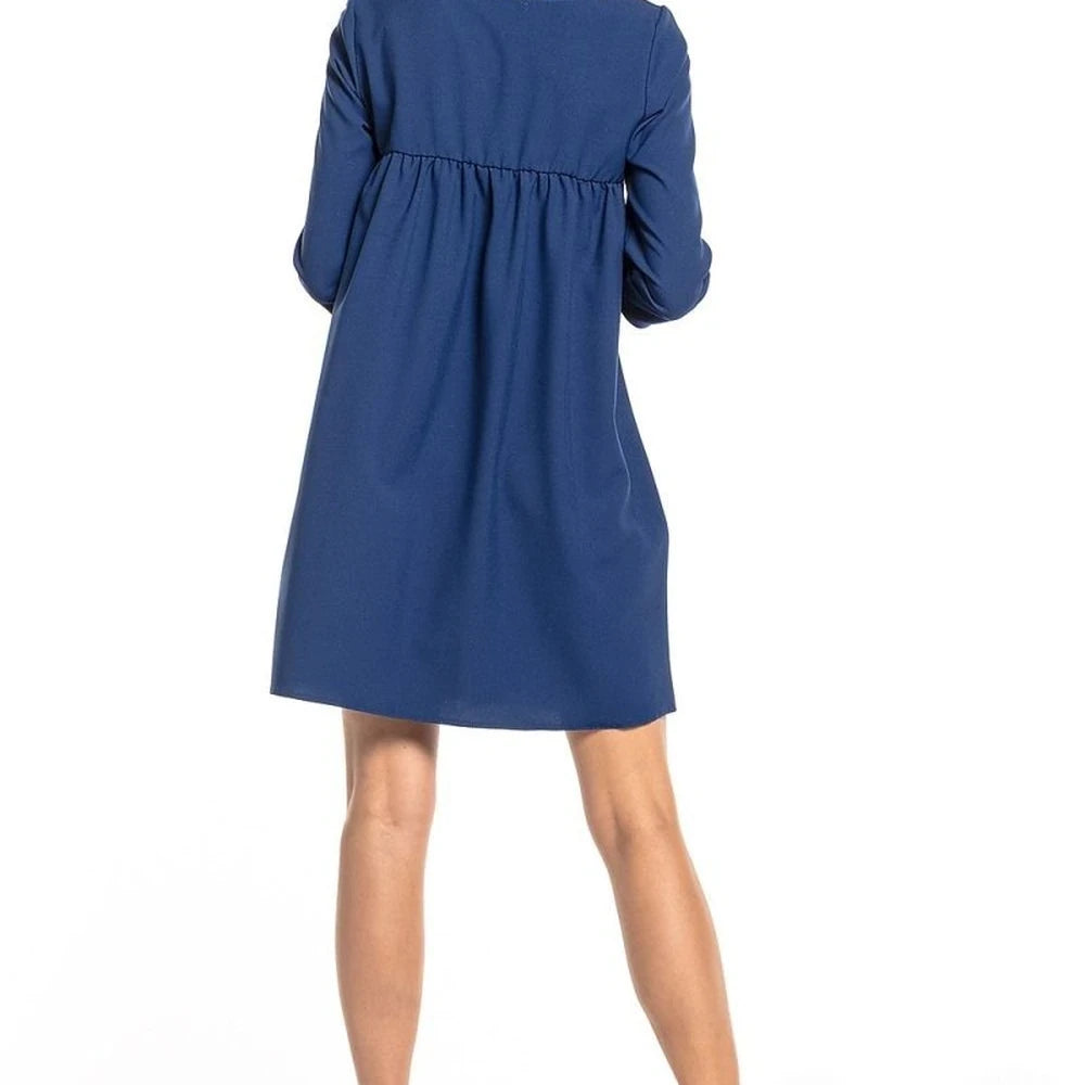 Tessita Pleated Back Day Dress with Pockets