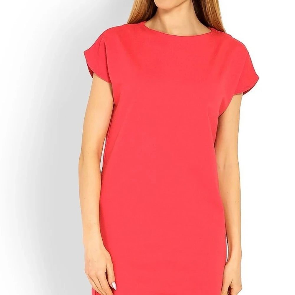 Asymmetrical Cotton Blend Day Dress