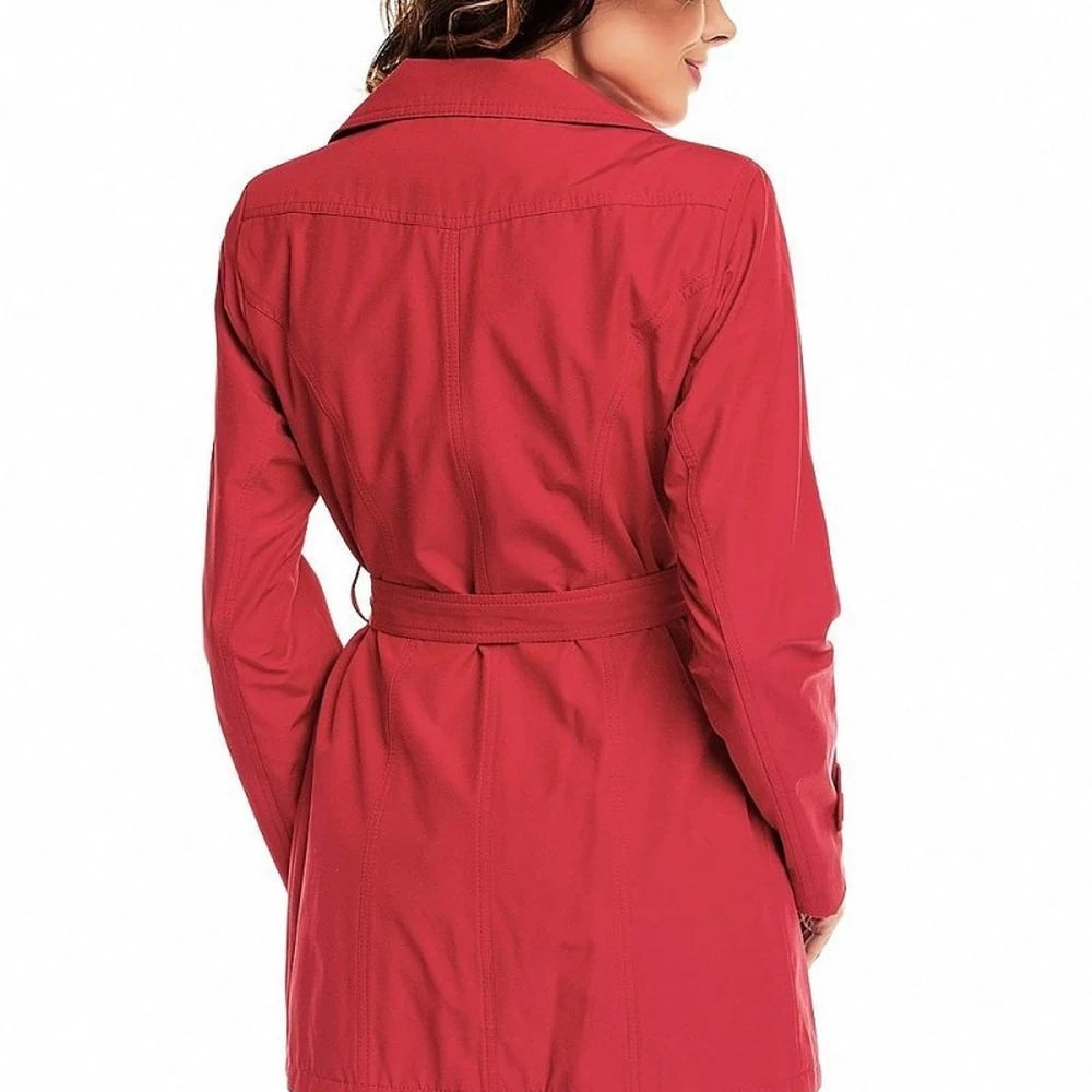 Classic Cotton Trench Coat - Beige