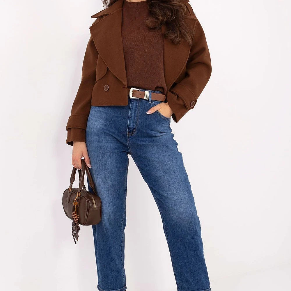 Women's Blue Mom Fit Jeans