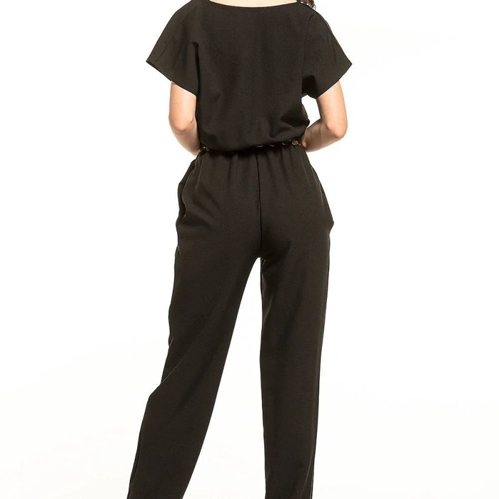 Green Envelope Neck Jumpsuit