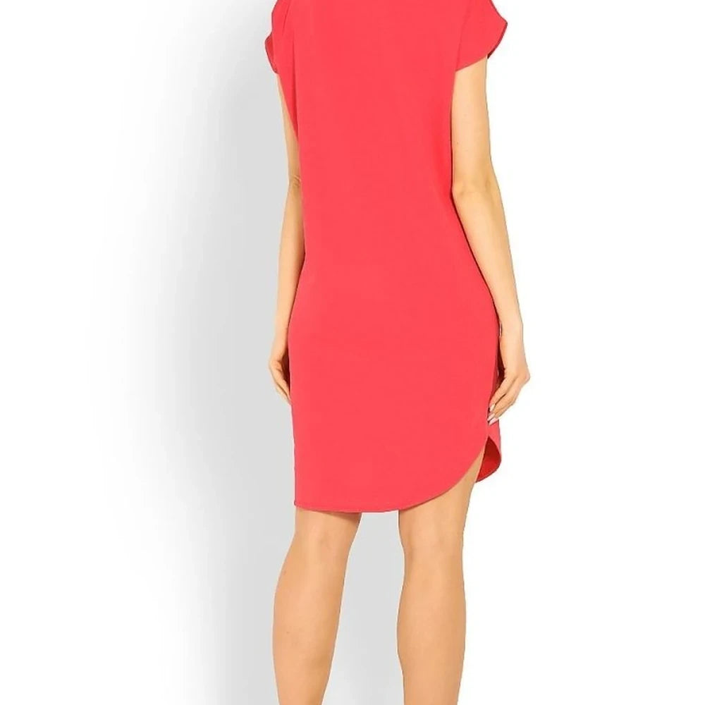 Asymmetrical Cotton Blend Day Dress